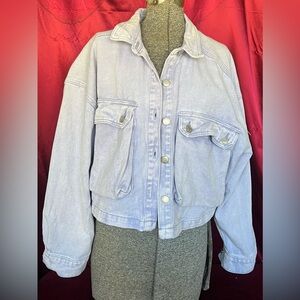 Signature8 Lavender Jean Jacket